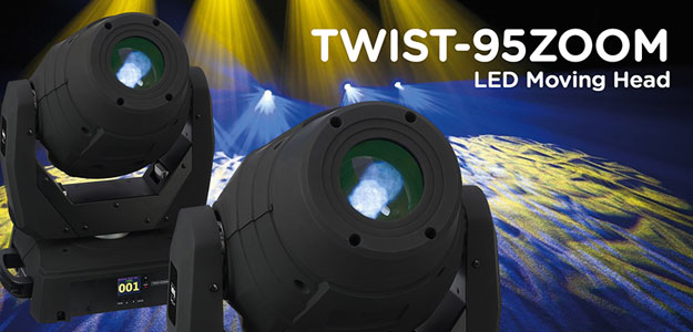 TWIST-95ZOOM - Wydajna głowa LED od IMG Stage Line