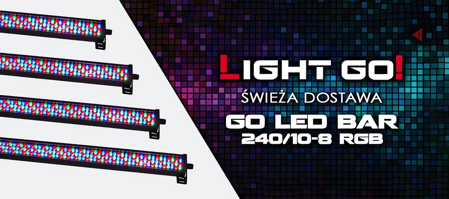Light GO! GO LED BAR 240/10 w nowej dostawie Show System