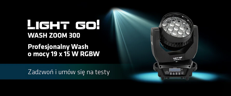 Nowa dostawa głowic GO WASH ZOOM 300 w Show System
