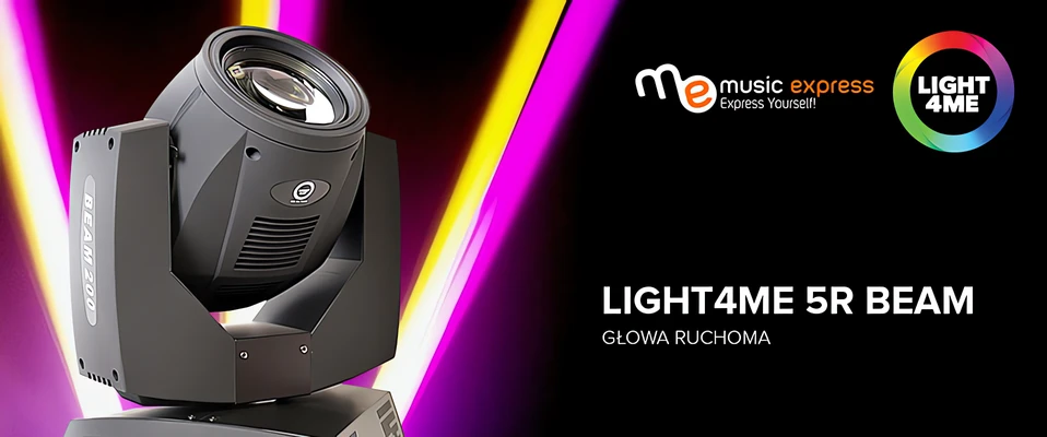 Light4Me 5R Beam - Nowa głowica z żarówką 5R 200W