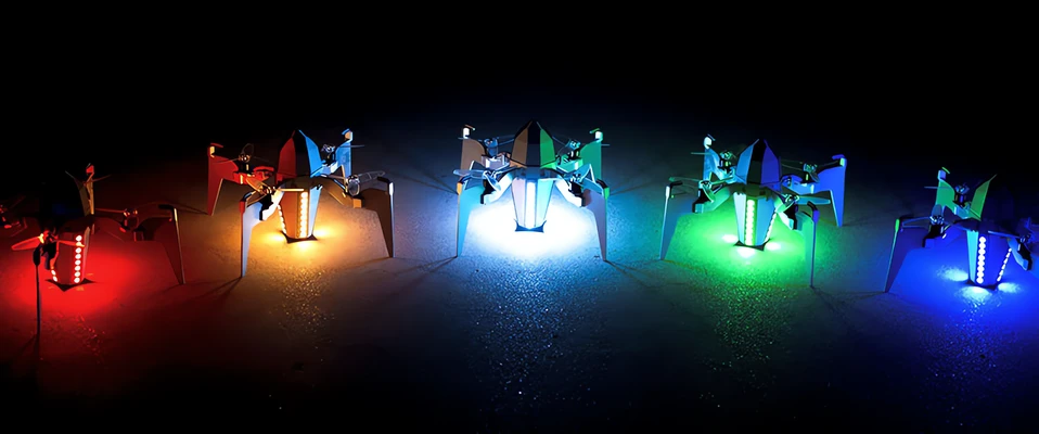 LED rocket - Ekologiczne pokazy świetlne od Rammaxx