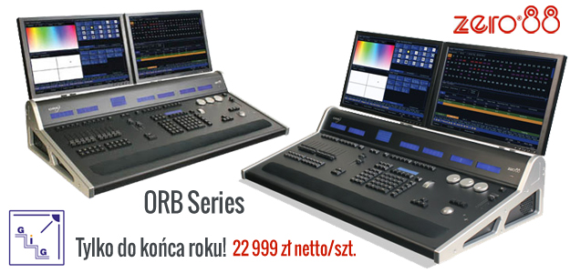 PROMOCJA! Zero88 ORB Series -  konsola oświetleniowa XXI wieku!