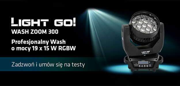 Nowa dostawa głowic GO WASH ZOOM 300 w Show System