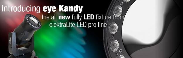 Zabójcze efekty świetlne dzięki głowicy Elektralite Eye Kandy