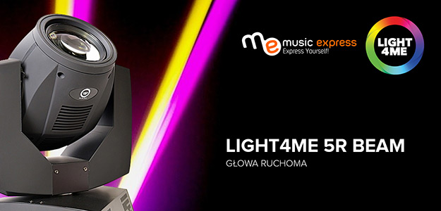 Light4Me 5R Beam - Nowa głowica z żarówką 5R 200W