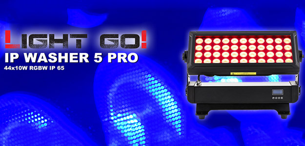 IP Washer 5 PRO 44x10W RGBW - najnowsze dziecko LIGHT GO! 