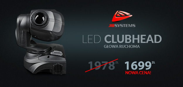 JB Systems LED CLUBHEAD - profesjonalna głowica dla DJ'ów