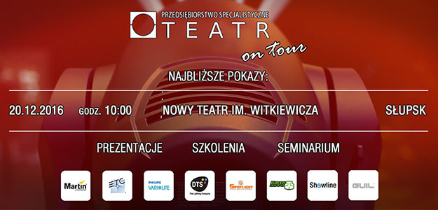 PS Teatr zaprasza na prezentację oświetlenia scenicznego