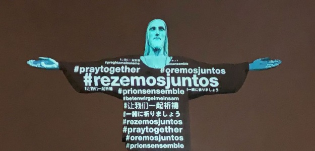 Niezwykły mapping na pomniku Chrystusa Odkupiciela w Rio