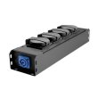 PRO PORT 4 P Power Strip 4 x Schukosockets IP54 | PowerIn BLU & PowerOut GREY - zdjęcie 1
