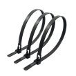 Gafer Retrytka opaska wieloraz 300x7,6mm BK 100szt - zdjęcie 1