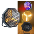 LIGHT4ME LUMEN OCTO reflektor sceniczny LED retro oświetlenie vintage 3x60W WW COB ciepła biel + efekt tła 48x0,3W RGB - zdjęcie 1