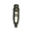 Adapter RCA czincz gniazdo - XLR żeński - zdjęcie 1