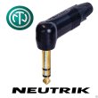 Neutrik NP3RX-B złącze kątowe jack 1/4" stereo - zdjęcie 1
