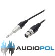 Kabel Przewód Mikrofonowy Jack 6.3mm XLR 5m - zdjęcie 1