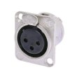 Neutrik NC3FD-L-1 XLR 3 pin zenskie tablicowe - zdjęcie 1