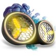 EVOLIGHTS LUMEN ROTO DUO ruchomy efekt oświetleniowy LED DMX nieskończona rotacja 6x40W WW + 62x0,5W RGB efekt ring uchwyt montażowy omega - zdjęcie 1