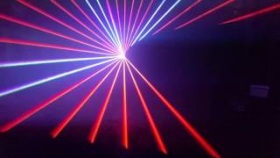 Laser-Show mit einem Laserworld DS 3300 RGB