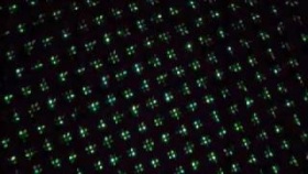 The unique Kam DMX Star Cluster 140 Laser in action!