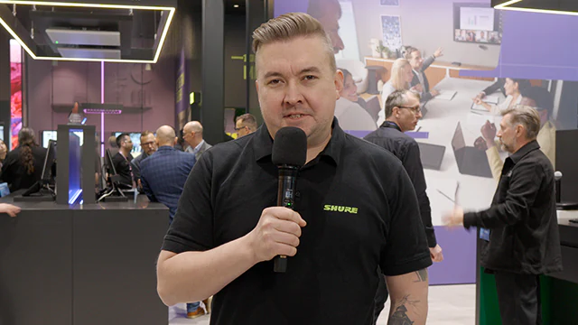 &quot;Full service&quot; Shure do obsługi konferencji i wideokonferencji | ISE 2025