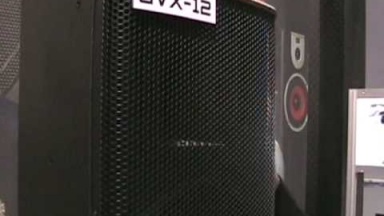 Gemini DJ GVX Speakers at NAMM 2009 from idjnow.com