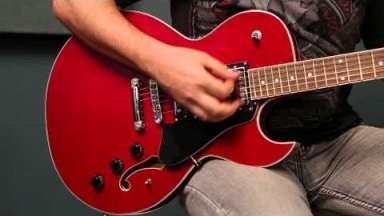 Dean Guitars Product Demo! Dean Colt Semi-Hollow body Electric Guitar w/ Piezo
