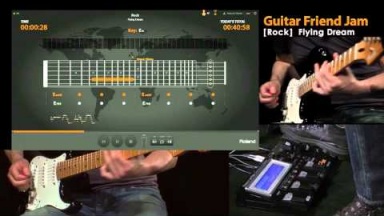 Roland Guitar Friend Jam Demo #1; Rock "Flying Dream"