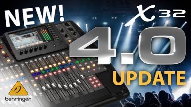 Firmware 4.0 dla konsolet Midas M i Behringer X32 już dostępny