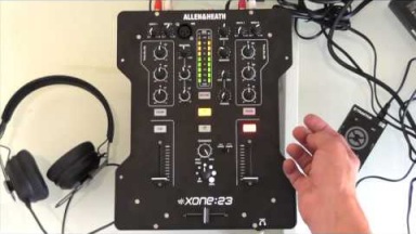 Allen &amp; Heath Xone:23 DJ Mixer Talkthrough